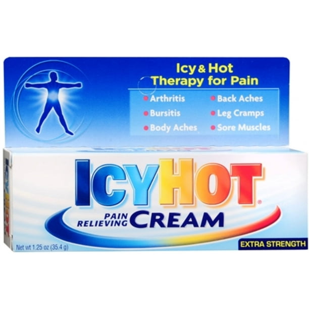 ICY HOT Cream 1.25 oz (Pack of 4)