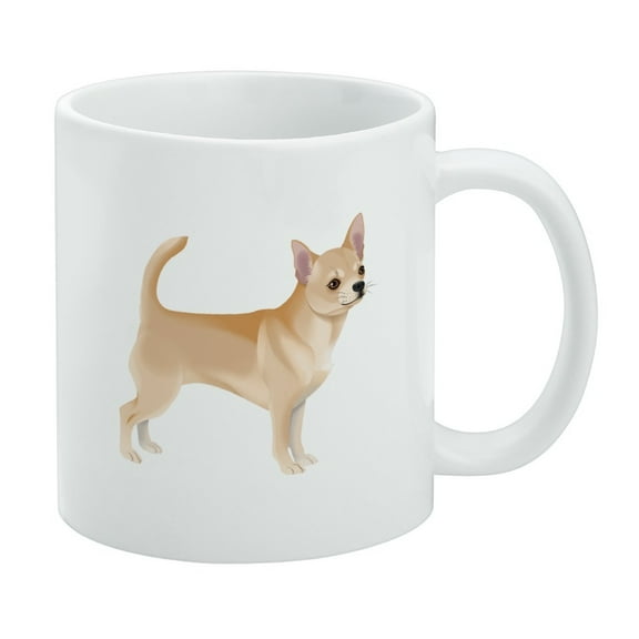 Chihuahua Dog Pet Drawing White Mug