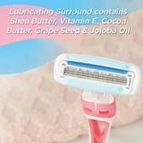 Equate Women's 3 Blade Disposable Razors Sensitive, Lubricating Sheer ...