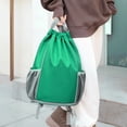 thumbnail image 4 of Bolsas De Hombro Bolso de baloncesto Oxford con cordón de alta capacidad para deportes al aire libre (verde), 4 of 6