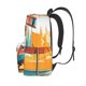 thumbnail image 3 of Disketp Vintage Beach Sunset Mochila Escolar de Gran Capacidad y Peso Ligero, Mochila de Viaje Ideal para Escuela, Trabajo y Uso Diario, Cómoda y con Estilo, 3 of 8