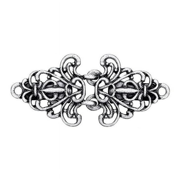 XmhyTop-A Vintage Sweater Clip Cape Cloak Retro Cardigan Shawl Collar Clasp Dress Shirt Brooch Clip-C12
