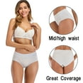 thumbnail image 3 of DODOING Tummy Control Panties 4 Pack -Plus Size Girdles for Women High Waist Panties-S-3XL, 3 of 7