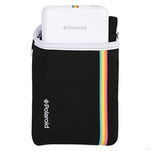 Case Polaroid Zip Mobile Photo Mini Printer with Extra Paper Colorful Neck/Hand Strap Album Black 