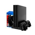 thumbnail image 1 of Base Vertical Stand y Ventilador Redlemon para PlayStation 4 Carga Dual para 2 Controles, 1 of 5