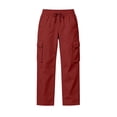 thumbnail image 6 of Jovrlynd Women's Cargo Pants Drawstring High Waisted Straight Leg Fall Pants, S-2XL, 6 of 7