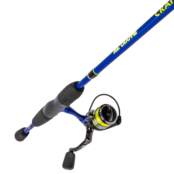 crappie maxx spinning rod and reel combo Fusion Spincast its 4+1 bearings system includes Powerlock anti Lew's Mr. Crappie Crush'r Spinning