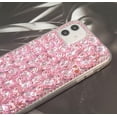 thumbnail image 3 of iPhone 12 /iPhone 12 Pro Bling Glitter Case,Luxury Shiny Diamond Crystal Rhinestone Sparkly Jewelled Gemstone 3D Handmade Clear Cover Case for Women Girls with iPhone 12 /iPhone 12 Pro 6.1'', 3 of 8