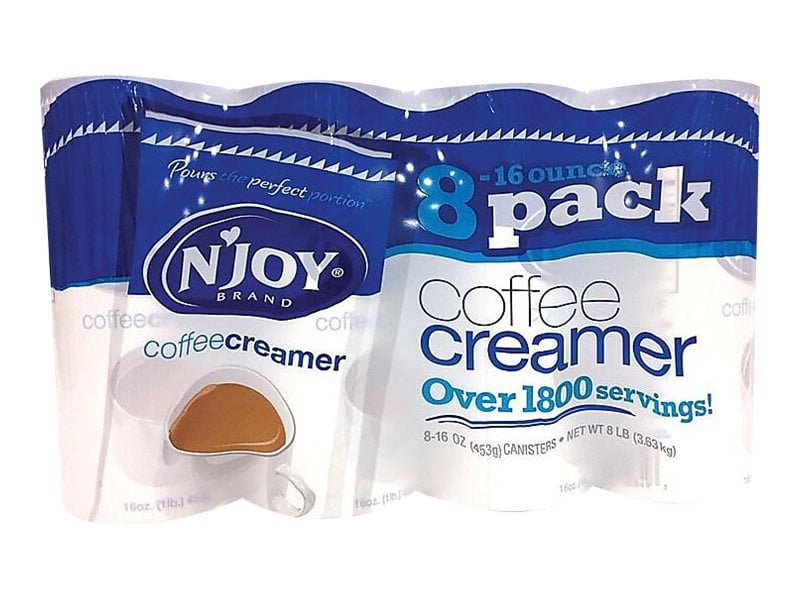 N'Joy NonDairy Coffee Creamer 16 oz Canister 8/Carton 827783