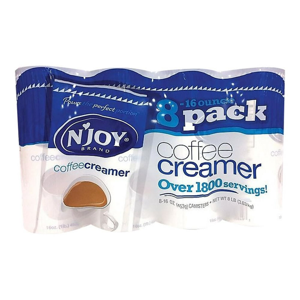 N'JOY Coffee Creamer, 16 Oz, 8 Ct