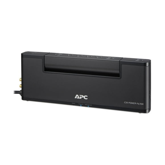 APC AV C Type Power Filter C20B - Surge protector - AC 120 V - output connectors: 8 - Canada, United States - black