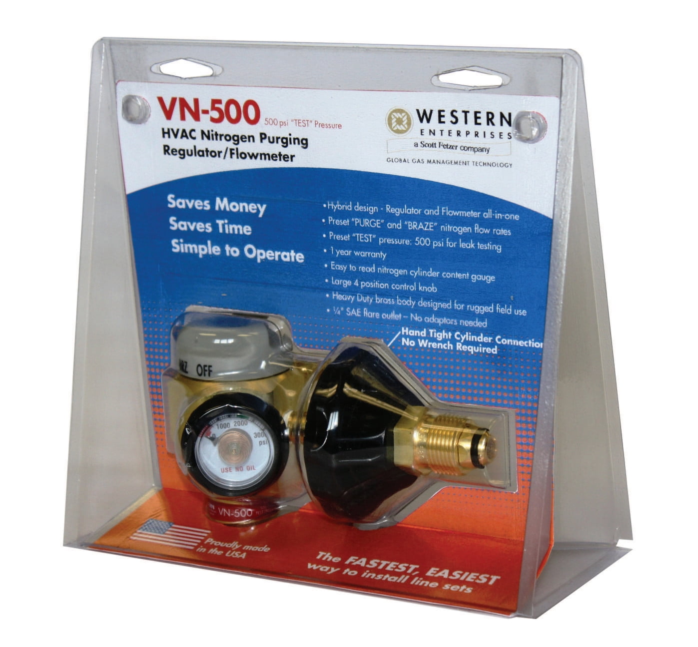 VN Series HVAC NitrogenPurging Regulators/Flowmeters, Nitrogen, 35 CFH