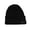 Black, variant on Knitted Warm Ring Fashionable Hat Metal Buckled Winter Caps Baseball Black One Size