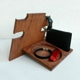 thumbnail image 2 of ​​Wooden Charging Station | Phone Holder & Storage Box | Multifunctional for Bedside & Desk | Easy Install Gift​​, 2 of 6