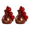 thumbnail image 2 of Sunjoy Tech 2/3Pcs Rabbit Figures Vivid Expression Decorative Resin Miniature Cute Chinese New Year Rabbit Zodiac Ornaments for Office, 2 of 8