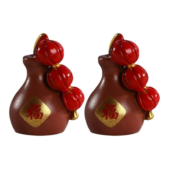 Mightlink 2/3Pcs Rabbit Figures Vivid Expression Decorative Resin Miniature Cute Chinese New Year Rabbit Zodiac Ornaments for Office
