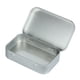 thumbnail image 1 of Estuche de hierro para guardar tarjetas, suministros multiusos para joyería, kit de supervivencia y manualidades. Argenta con Bisagra, 1 of 9