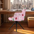 thumbnail image 3 of Xixirimido Cherry and Cherry Blossom Pattern Office Chair Covers Computer Stretch Accent Dining Chair Covers Swivel Desk Chair Armrest Slipcover for Mid-Back Rotating Chairs, 3 of 7