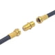 thumbnail image 4 of Conector de cable coaxial RG6 tipo F de 10 piezas chapado en oro, adaptador de extensión de cable que conecta dos cables de video coaxiales, 4 of 8