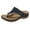 Blue, variant on IUJSOY Slippers for Women Bohemian Flip Flops Comfort Wedge Sandals Casual Summer Beach Shoes