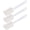 White, variant on Monyance mixing batter 3pcs Cake Scrapers Spatulas White(9.45X1.97X0.39Inches)