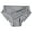 Silver, variant on Daznico Womens Underwear - Women's Mid Rise Seamless Lace Edge Breathable Thin Ice Silk Briefs - Panties for Women,Color:Grey,Size:XL