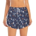 thumbnail image 2 of Daiia Autumn Forest2 Pattern Women's 2 in 1 Running Shorts - Lightweight Athletic Workout Gym Yoga Shorts Liner with Phone Pockets-Small, 2 of 7