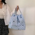thumbnail image 4 of Bolso Bandolera Acolchado Con Patrón Lazo para Mujer Ocio Gran Capacidad Pequeño, 4 of 9