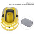 thumbnail image 4 of Inflatablek 2 Person Kids Inflatable Boat Pvc Yellow Pvc Inflatablek Canoe 1 Person Rowing Boat Fishing Drifting Diving, 4 of 7