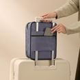 thumbnail image 1 of Zapatero, organizador de zapatero de tres posiciones, caja organizadora de zapatos de viaje, bolsa de almacenamiento de zapatos portátil impermeable con 3 compartimentos, se puede fijar a la partición, 1 of 6