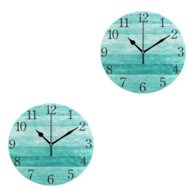 Guardoinrt Hanging Wall Clock Durable Construction For Long-lasting Easy To Read Decorative Wall Clock As Shown type 8 2Set