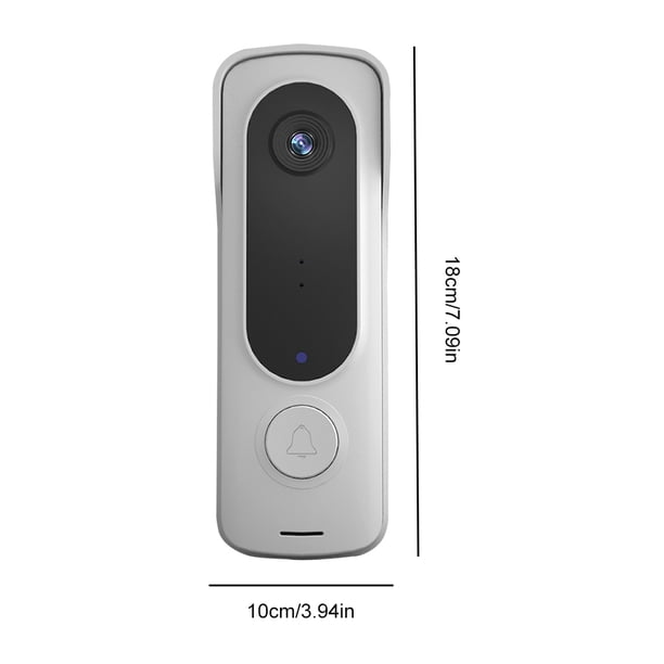HD 1080P Timbre USB inalámbrico 2 vías Audio Wifi para seguridad en el hogar (sin batería) Ndcxsfigh Para estrenar