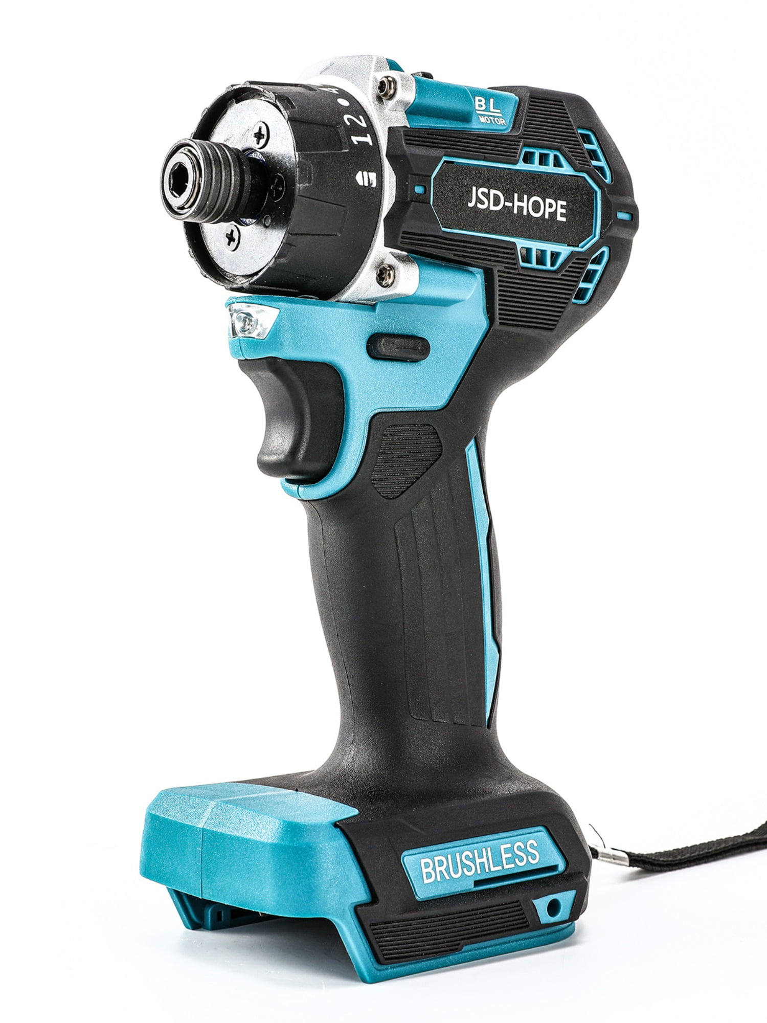 Brushless Cordless Drill/Driver with Impact Function, Multi-Purpose Lithium-ion Electric Tool for Home Use