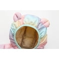 thumbnail image 5 of TAIAOJING Girl Boy Fall Spring Down Puffer Jacket Lightweight Toddler Kids Baby Boys Girls Winter Warm Rainbow Colour Coats Bear Ears Hooded Padded Outwear Winter Shacket Coat Parka 18-24 Months, 5 of 9