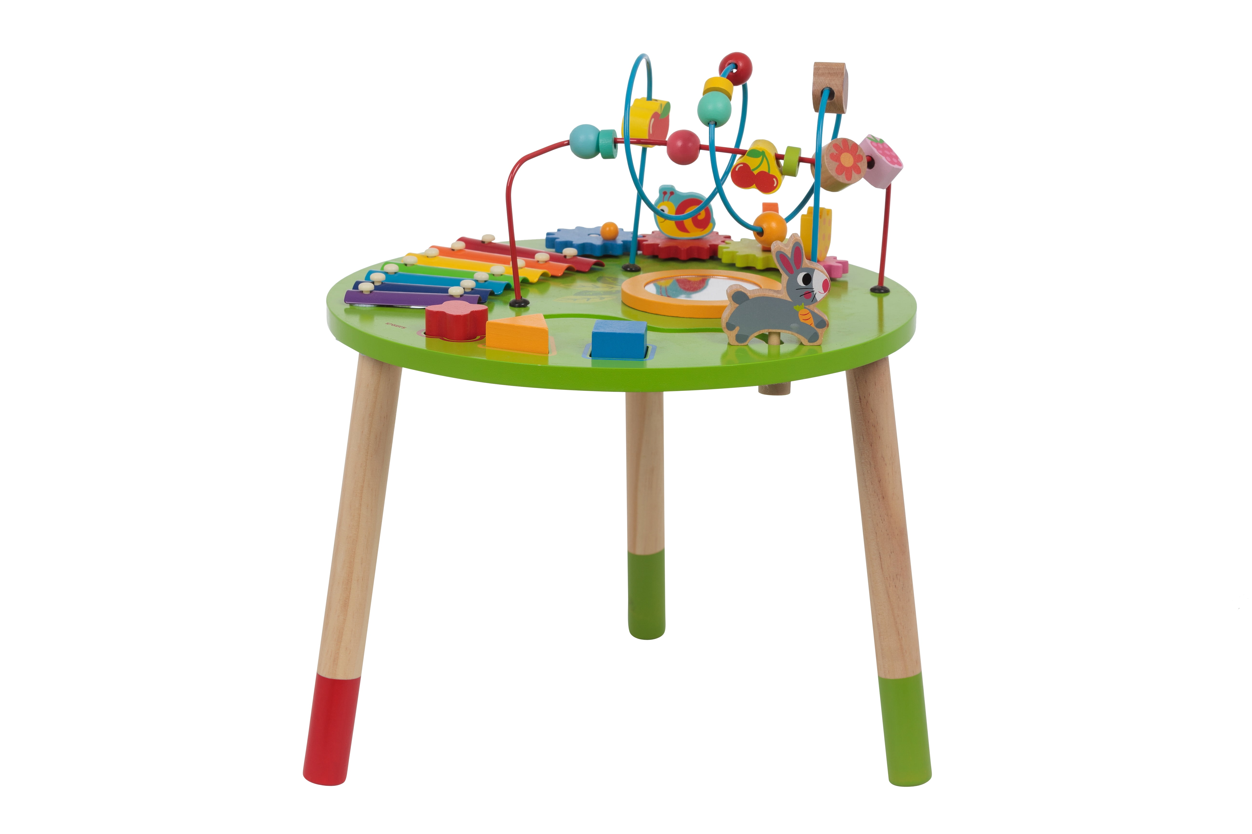 early learning centre wooden activity table
