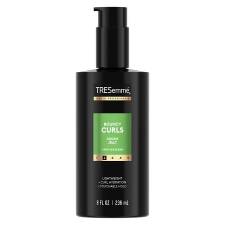 TRESemmé Styling Aid for Lightweight Curl Hydration Touchable Hold Bouncy Curls with Peptide Blend, 8 fl oz