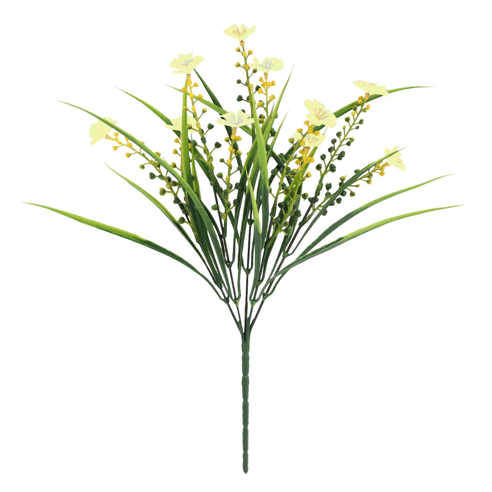 16 Bundles Artificial Flowers for Outdoors - 14" UV Resistant Silk & for Spring/Summer Decor, Garden, Porch, Window Box - Indoor/Outdoor Mixed Floral Arrangements