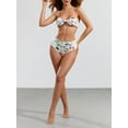 thumbnail image 5 of Yunliwuli Women's 2 Piece Swimsuits Fashion Strapless Bandeau Bikini Set Summer Two Piece Bathing Suits, 5 of 9