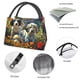 thumbnail image 4 of Fotbe Sunflower Field Spotted Dog Bolsa Térmica Portátil con Estampado, Bolsa de Entrega de Alimentos Aislada, Bolsa Reutilizable de Gran Capacidad para Comidas y Supermercado, 4 of 6