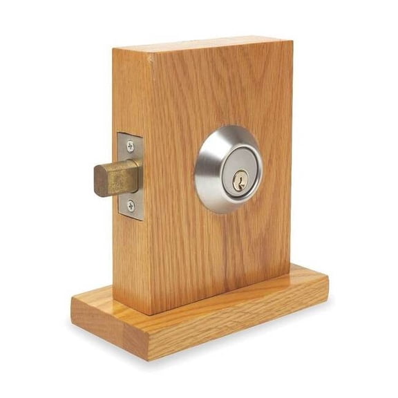 Kaba Ilco Deadbolt,HD,Satin Chrome 45-1-4-04-26D-5-2-5-SC-KD