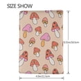 thumbnail image 3 of Pofeuu 70s Mushroom Print Travel Document Organizer Passport Holder Men Women for Family (6.5 in x 4.5 in),Wallet Holder Credit Card Clutch Bag Case, 3 of 5