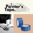 thumbnail image 6 of Shield Tape Painters Masking Tape, 24 Rolls, 2" x 60 Yards, Withstands Paint Splashes, High Performance Acrylic Adhesive, Strong & Durable, 6 of 7