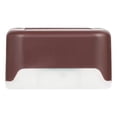 thumbnail image 2 of Lámpara 4 luces solares de pared para escalones de cubierta, decorativas para vallas y escaleras (marrón/luz de color) Likrtyny Para estrenar, 2 of 7