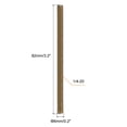 thumbnail image 2 of Uxcell 12pcs packs Fully Threaded Rods 1/4x3-1/4" for Mounting Assembly Fastening, Colorful Zinc, 2 of 5