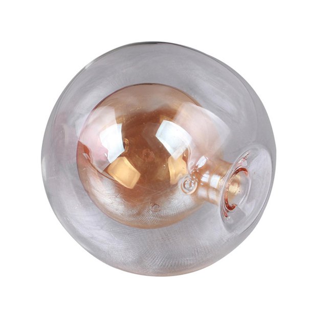 Kearding Lampshade Cover Ceiling Light Fixture Office Glass Lamp Globe Shade Bedroom Iluminación novedosa Marrón 80 mm