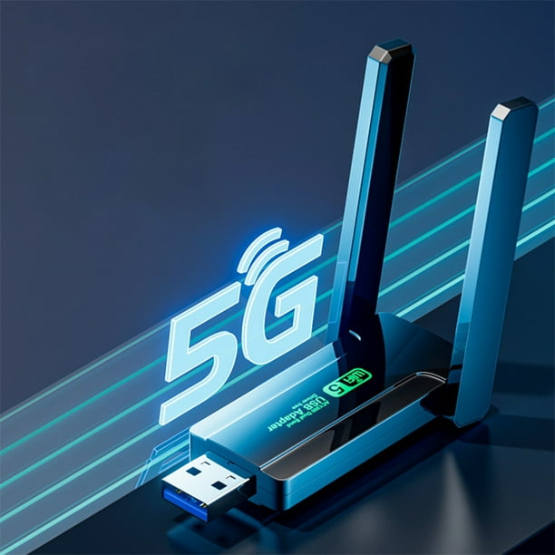Extensor WiFi, extensor de rango WiFi 1300M 2.4G/5G, amplificador de señal inalámbrica, repetidor de Internet WiFi para el hogar, interfaz USB, repetidores WiFi