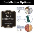 thumbnail image 4 of Property No Soliciting Signs Rust Free Aluminum, Fade Resistant, UV Protected & Waterproof (2 Pack), 4 of 7