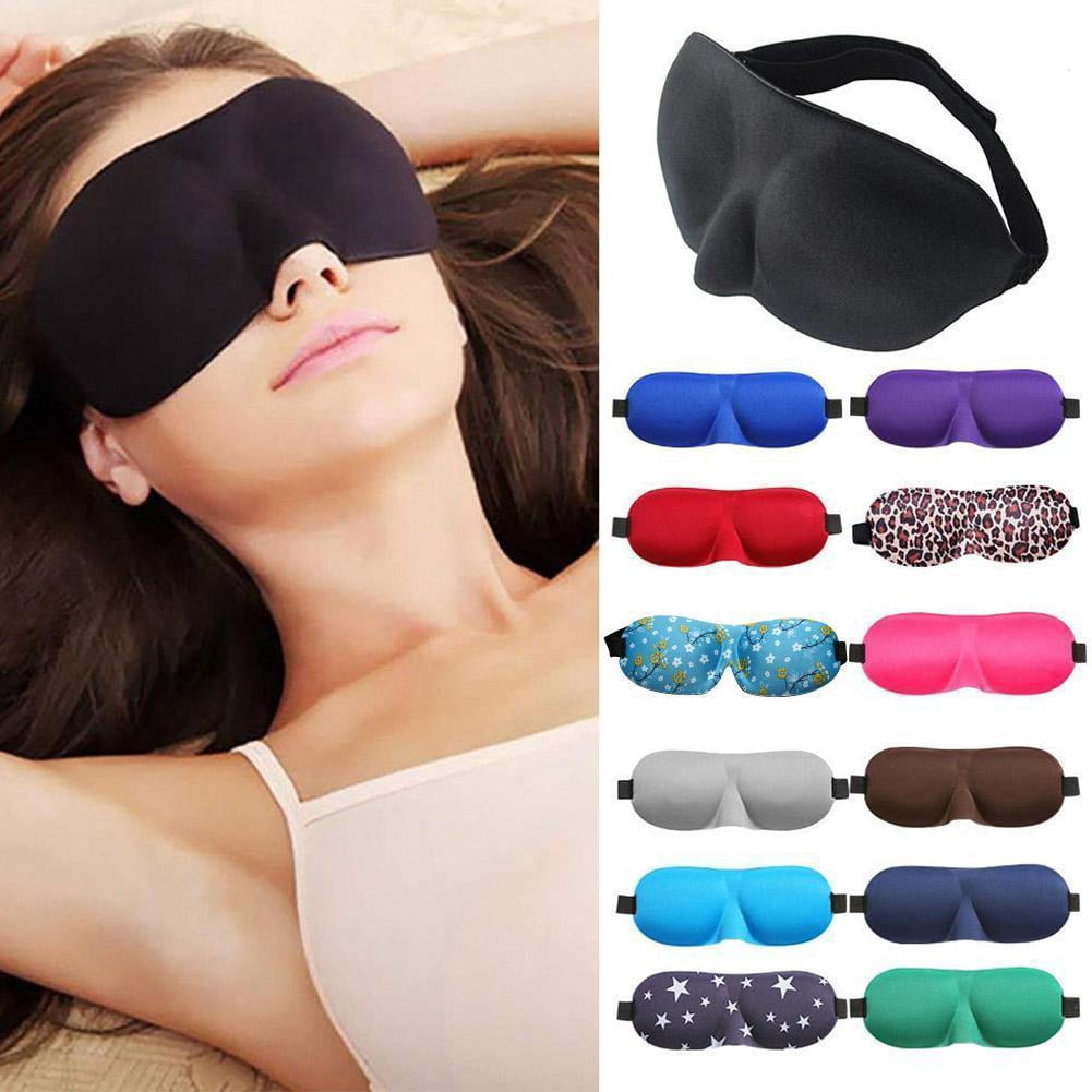 Unisex 3d Sleep Mask, Lightweight & Comfortable Soft Travel Eye Mask Sleeping Blindfold Z0Z8