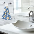 thumbnail image 5 of Yayeee Kitchen Hanging Hand Towels Set of 2 with Loop Bathroom Absorbent Tie Towel, Cute Fried Eggs, 5 of 7