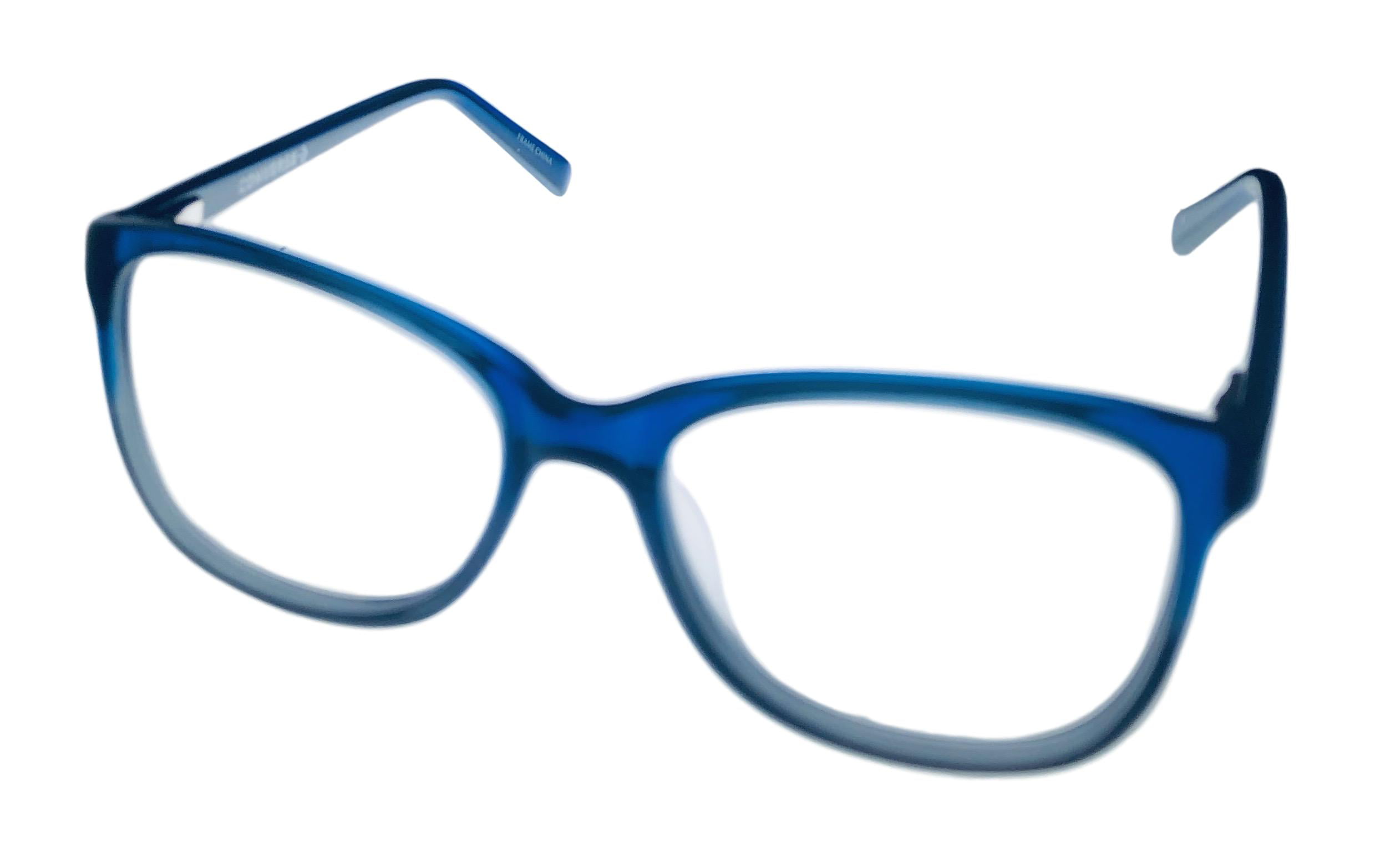 Converse Mens Ophthalmic Soft Square Plastic Frame Q401 Blue 52mm -  